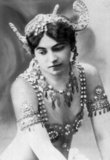 Margaretha Geertruida Zelle, better known by the stage name Mata Hari, was a Dutch exotic dancer, courtesan, and accused spy who was executed by firing squad in France under charges of espionage for Germany during World War I.